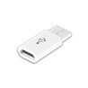 Adapter Przejściówka micro USB do USB C biała