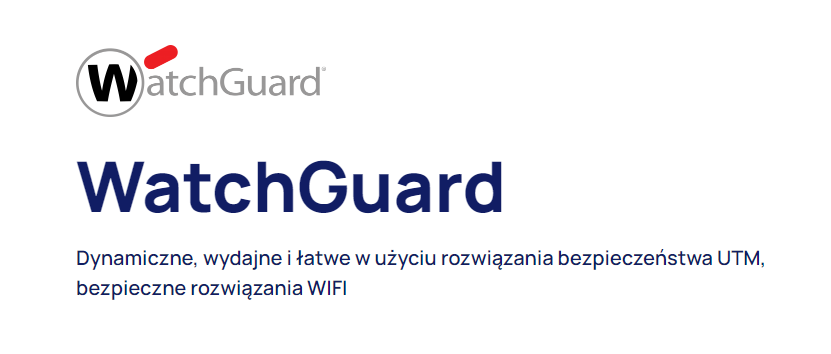 Watchguard - bezpieczeństwo